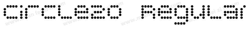 Circle20 Regular字体转换